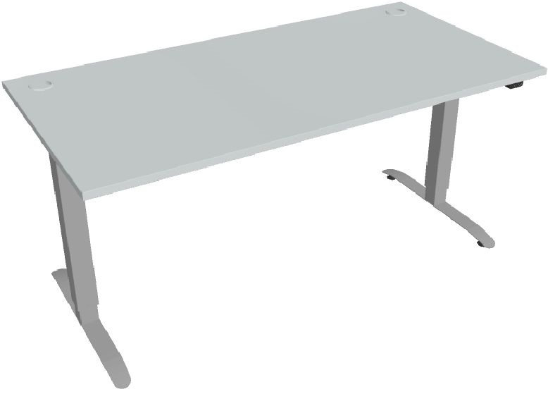 Hobis MOTION  MS 2 1600 szürke 160 cm hossz, standard állíthatóságú elektr.állítható asztal