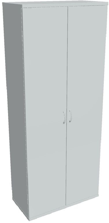 Hobis STRONG S 5 80 00 szürke 192x80 cm ajtós polcos szekrény