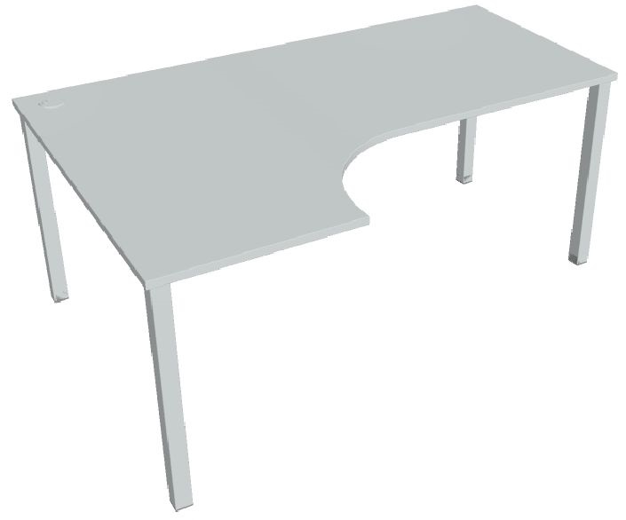 Hobis UNI UE 1800 60 P szürke 180x120 cm jobb ergo asztal