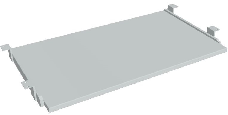 Hobis VHS D szürke 70 cm bútorlapból kihúzható polc