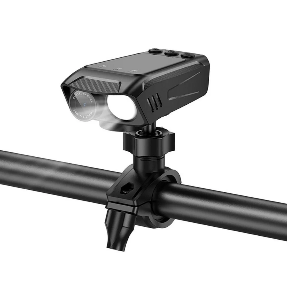 Hoco DV104  2"-os képernyővel 4K fekete kerékpáros kamera