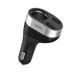Hoco Z29 15W 2xUSB fekete autós töltő