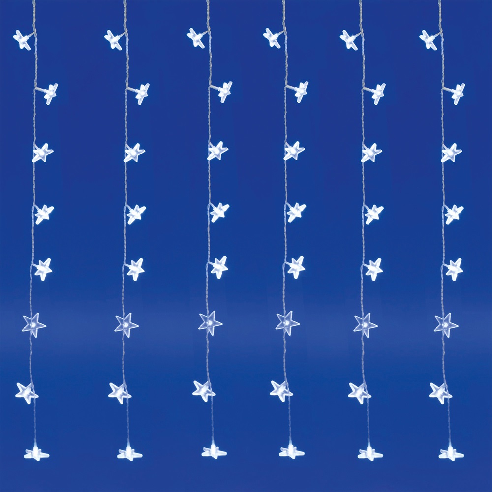 Home  KAF 48L LED-es csillag fényfüggöny