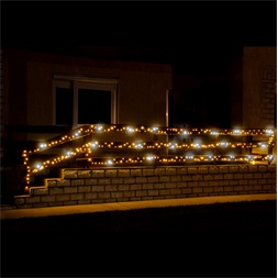 Home KKL 200F/WH kültéri meleg-/hidegfehér 200 LED-es sziporkázó fényfüzér