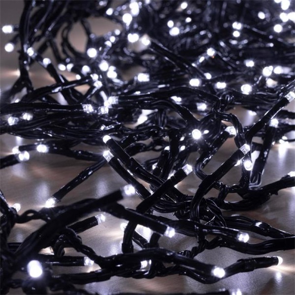 Home LC 768/WH 7,5m/768 LED/kül-beltéri/8 programos/hidegfehér LED-es cluster karácsonyi fényfüzér