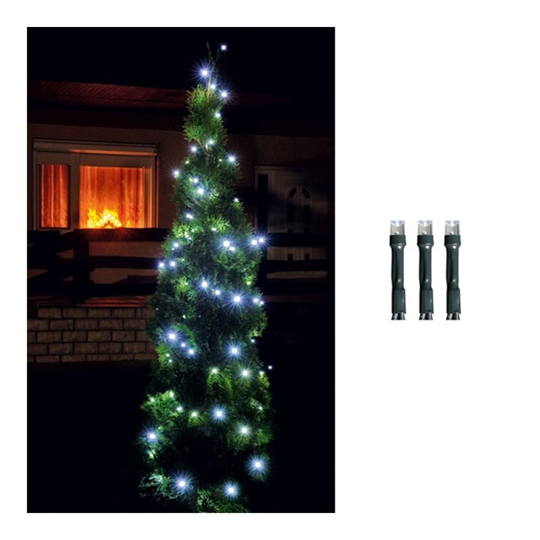 Home LED 208C/WH 14m/200 LED/kül-beltéri/8 program/hideg fehér karácsonyi fényfüzér