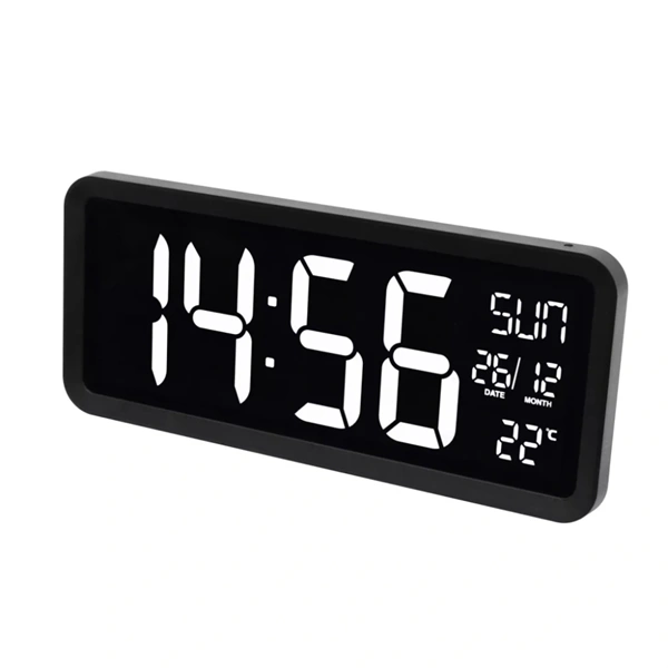 Home LTCJUMBO hőmérővel LED asztali/fali óra