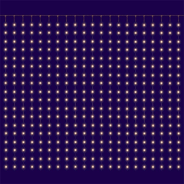Home MLF 400/WW 2x2m/400 LED/kül-beltéri melegfehér Micro LED-es karácsonyi fényfüggöny