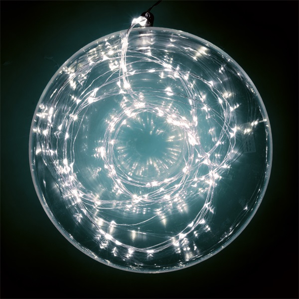 Home ML 200/WH kültéri 10 füzér / 20 LED hidegfehér Micro LED-es fényfüzér-köteg,