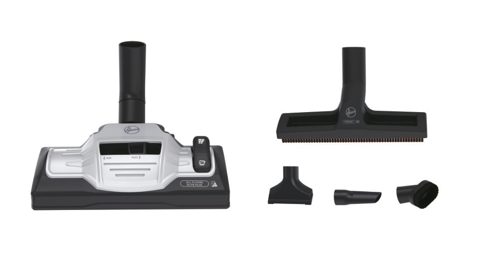 Hoover HE510HM 011 piros-fekete porzsákos porszívó