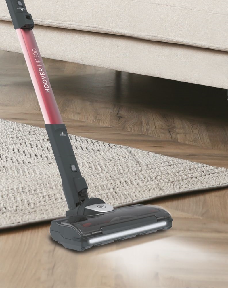 Hoover HF522STH 011 szürke-piros akkumulátoros álló porszívó