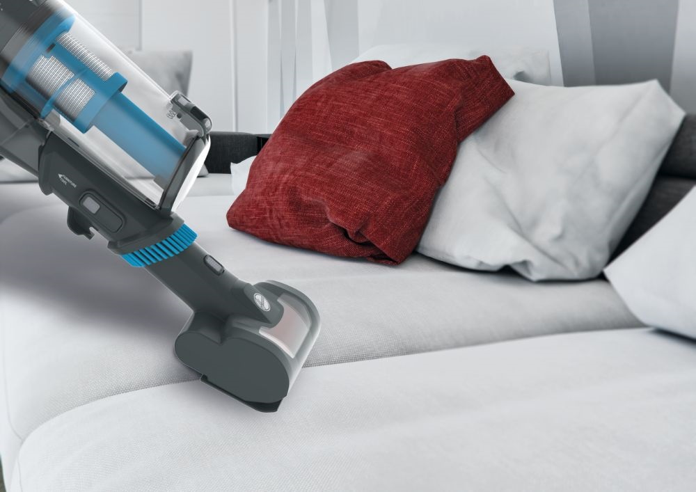 Hoover HF522STP 011 szürke-kék akkumulátoros álló porszívó