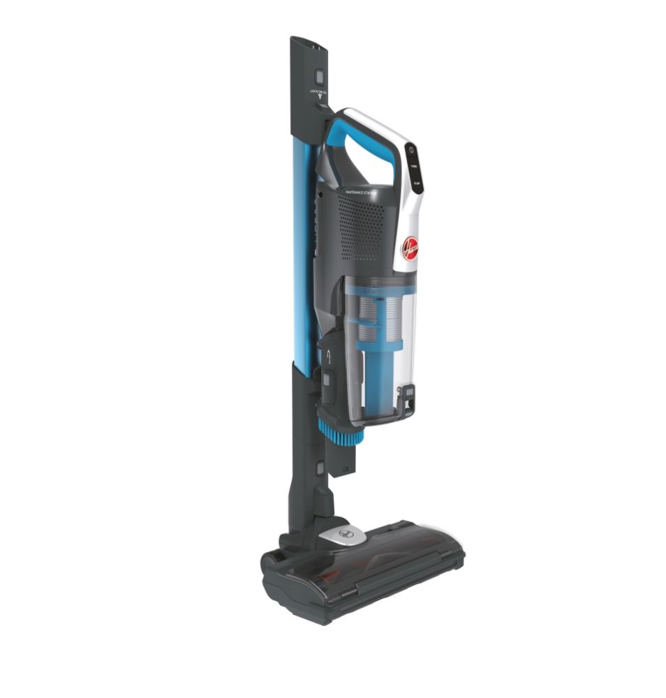 Hoover HF522STP 011 szürke-kék akkumulátoros álló porszívó