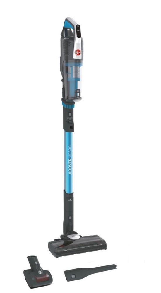 Hoover HF522STP 011 szürke-kék akkumulátoros álló porszívó