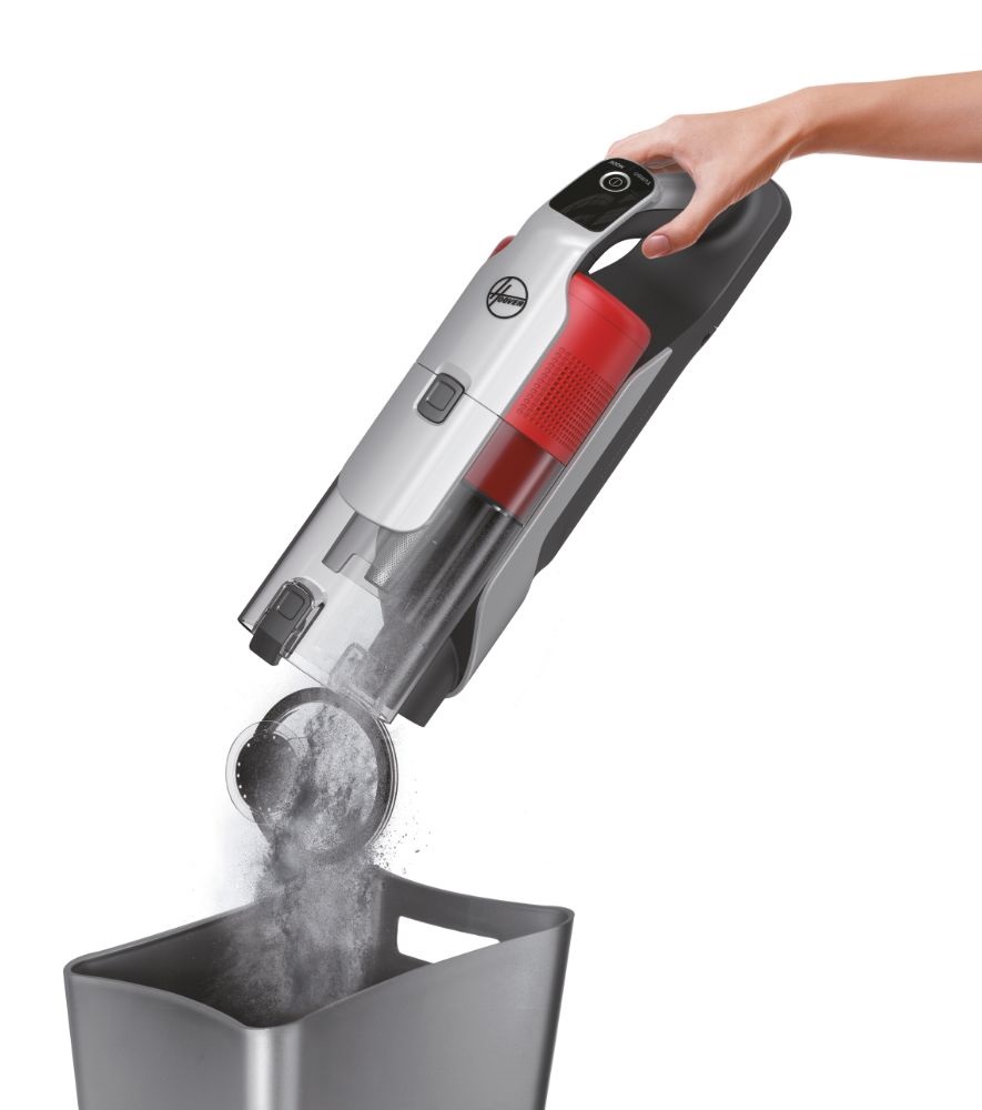 Hoover HF910H 011 szürke-piros akkumulátoros álló porszívó