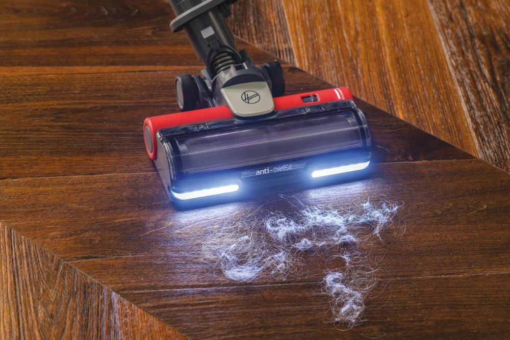 Hoover HF910H 011 szürke-piros akkumulátoros álló porszívó