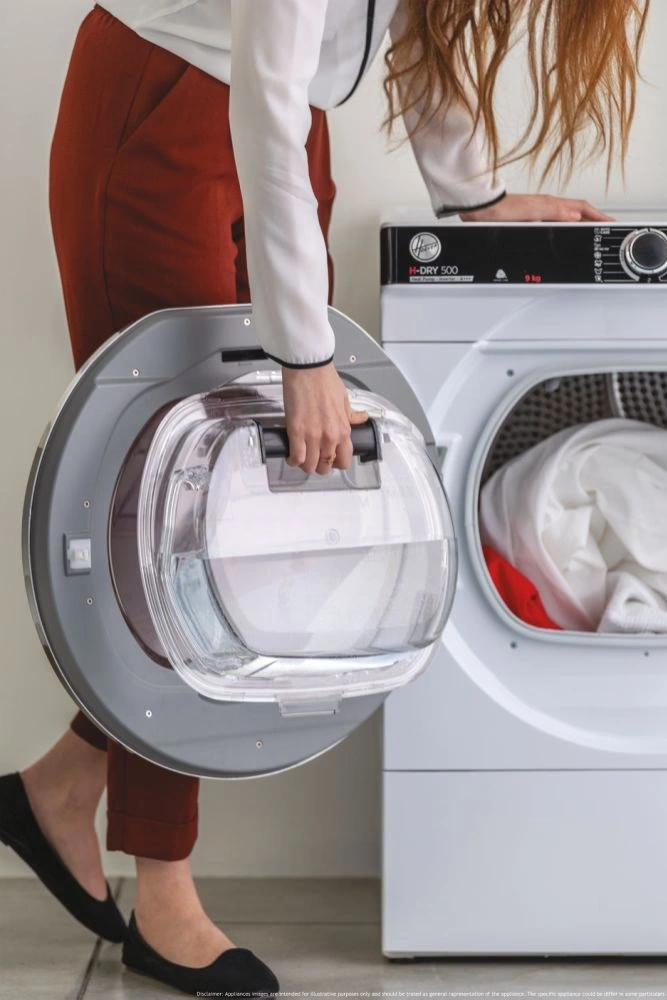 Hoover NDPEH9A3TCBEXS-S fehér, 9 kg, hőszivattyús, szárítógép