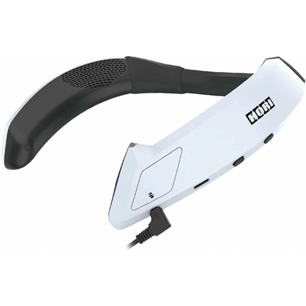 Hori 3D Surround Neckset, PlayStation 5, PlayStation 4, PC, vezetékes, fehér nyakpánt hangszóró