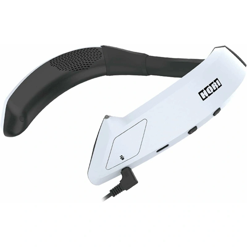 Hori 3D Surround Neckset, PlayStation 5, PlayStation 4, PC, vezetékes, fehér nyakpánt hangszóró