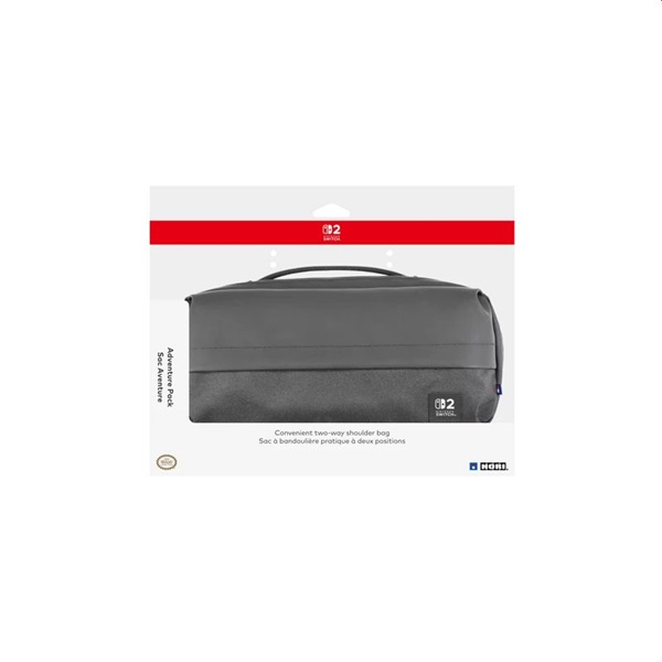 Hori Adventure Pack Nintendo Switch 2 Official vállpántos szürke táska