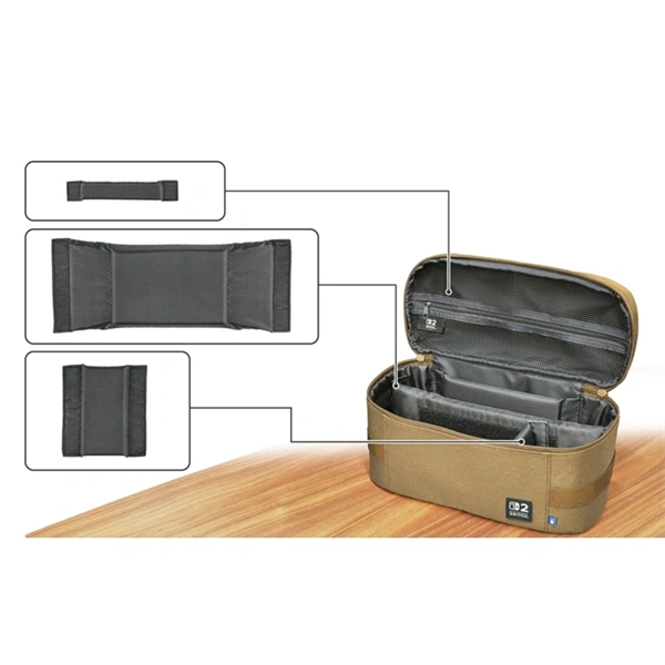 Hori Compact Carry All, Nintendo Switch 2, Official, Állítható rekesz, homokszínű konzol táska