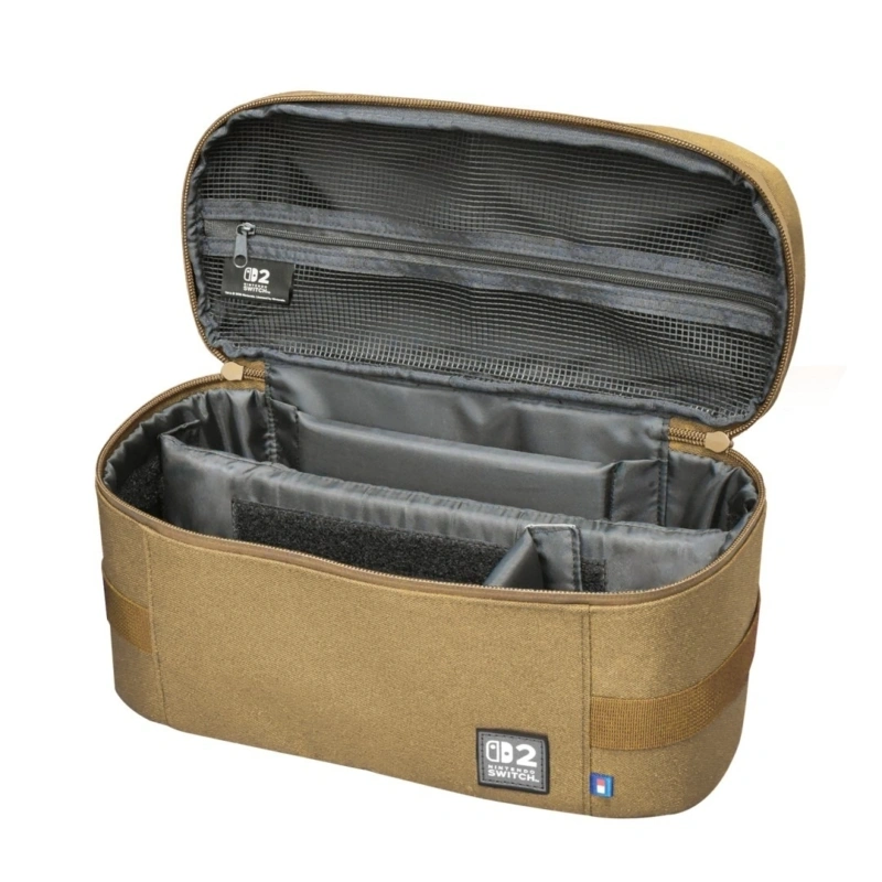 Hori Compact Carry All, Nintendo Switch 2, Official, Állítható rekesz, homokszínű konzol táska