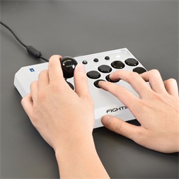 Hori SPF-038U Fighting Stick Mini PS5/PS4 Arcade vezetékes fehér kontroller