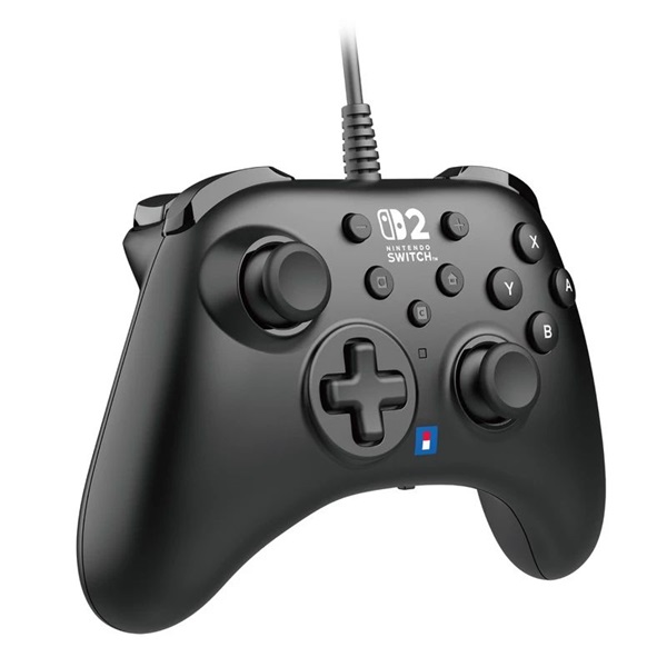 Hori Horipad Turbo Nintendo Switch 2 Official USB fekete vezetékes kontroller