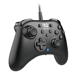 Hori Horipad Turbo Nintendo Switch 2 Official USB fekete vezetékes kontroller