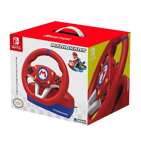 Hori Mario Kart Racing Wheel Pro Mini Nintendo Switch/OLED/PC piros-kék kormány