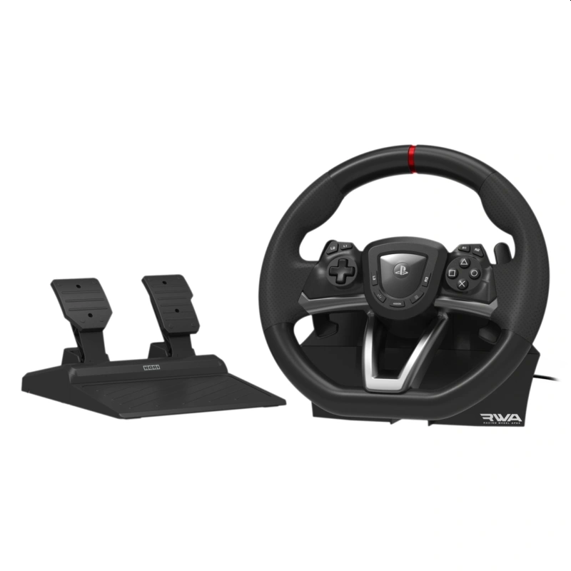 Hori Racing Wheel APEX, PlayStation 5, PlayStation 4, PC, USB, fekete kormány szett