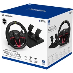 Hori Racing Wheel APEX PlayStation 5/PlayStation 4/PC vezeték nélküli fekete kormány és pedál szett