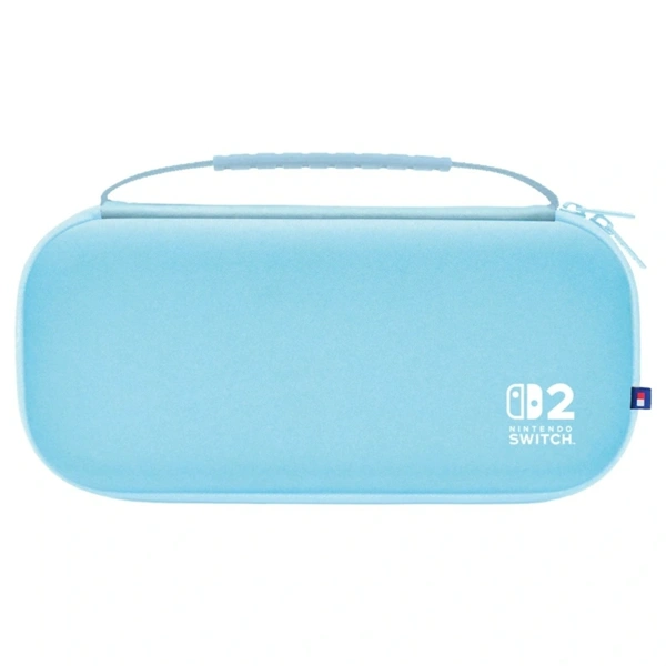 Hori Slim Tough Pouch, Nintendo Switch 2, Official, világoskék konzol védőtok