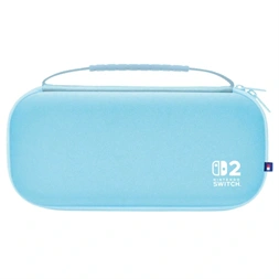 Hori Slim Tough Pouch, Nintendo Switch 2, Official, világoskék konzol védőtok