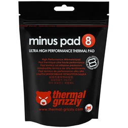 Hővezető lap Thermal Grizzly Minus Pad 8 - 100 x 100 x 3,0 mm