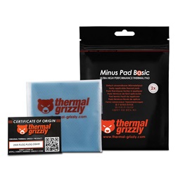 Hővezető lap Thermal Grizzly Minus Pad Basic - 100 x 100 x 2,0 mm, 2 db