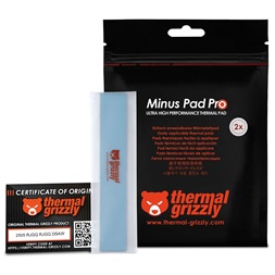 Hővezető lap Thermal Grizzly Minus Pad Pro - 120 x 20 x 0,5 mm, 2 db