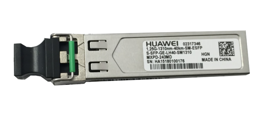 Huawei S-SFP-GE-LH40-SM1310 1.25G Single mode 1310nm 40 km távolság LC eSFP optikai modul