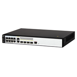 Huawei S5720S-12TP-PWR-LI-AC 8xGbE PoE LAN 2xGbE Combo RJ45/SFP 124W PoE L3 menedzselhető switch