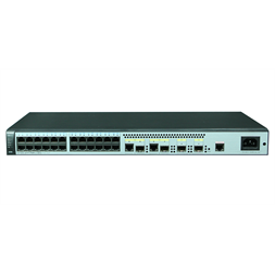 Huawei S5720S-28TP-PWR-LI-ACL 24xGbE LAN (8x Poe+) 2xGbE Combo RJ45/SFP 2xGbE SFP 124W PoE+ L3 menedzselhető switch