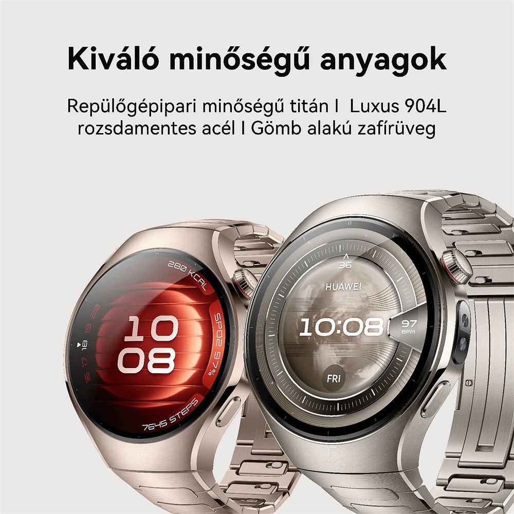 Huawei Watch 5 (46mm) fekete okosóra