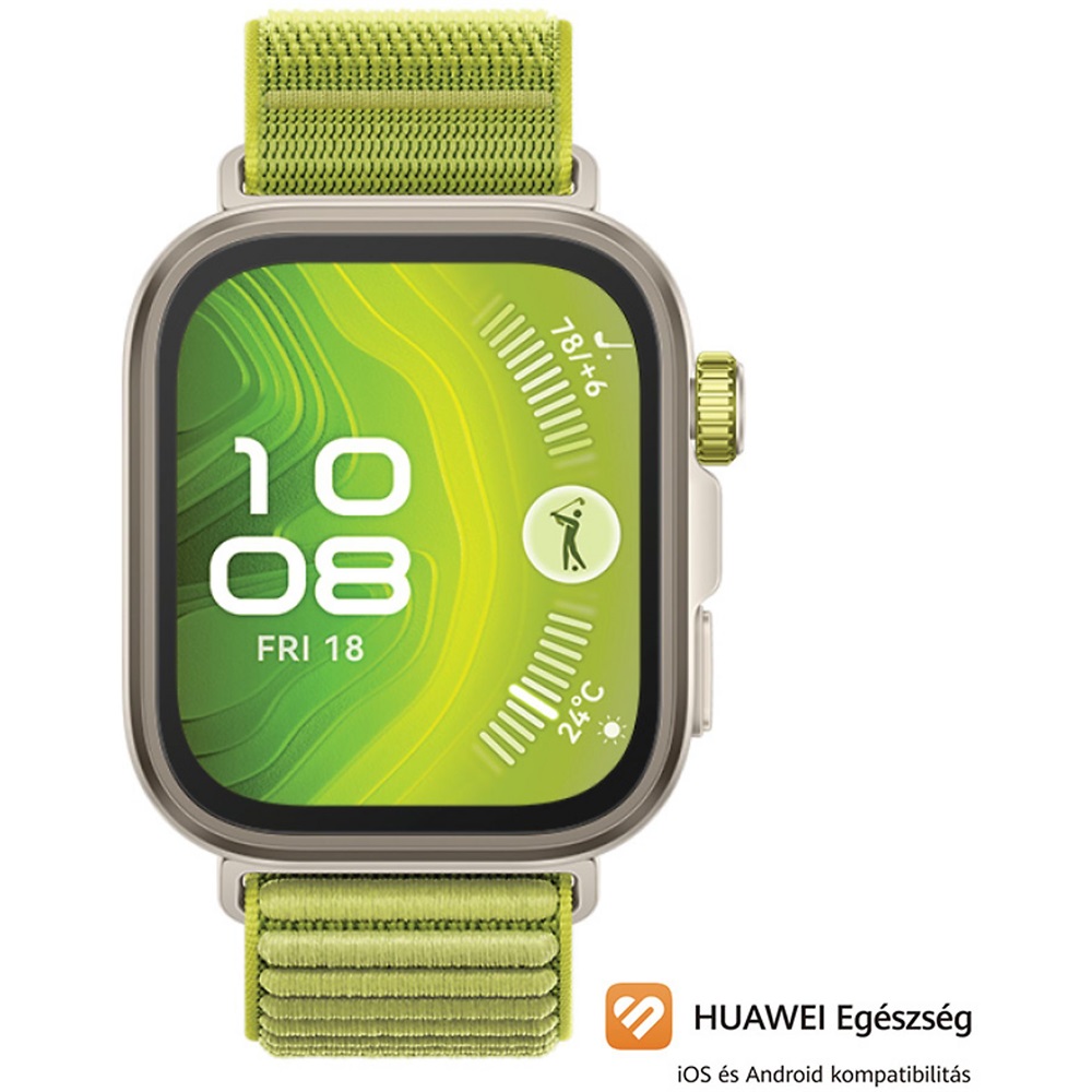 Huawei Watch Fit 4 Pro zöld okosóra