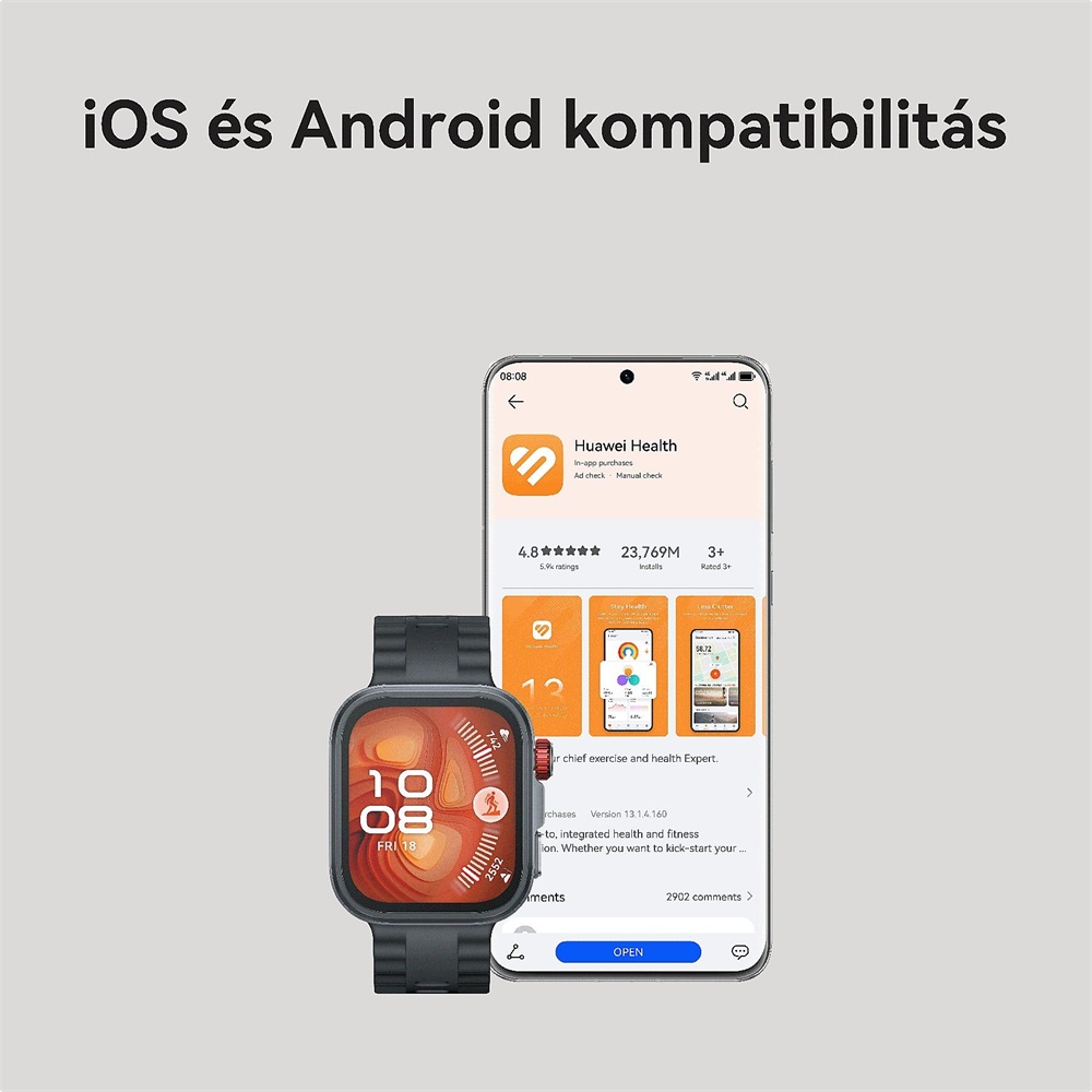 Huawei Watch Fit 4 Pro zöld okosóra