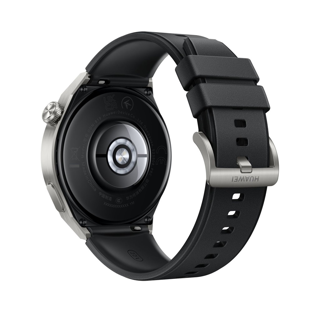 Huawei Watch GT 3 Pro (46mm) fekete szilikon pántos ezüst okosóra (Újracsomagolt)