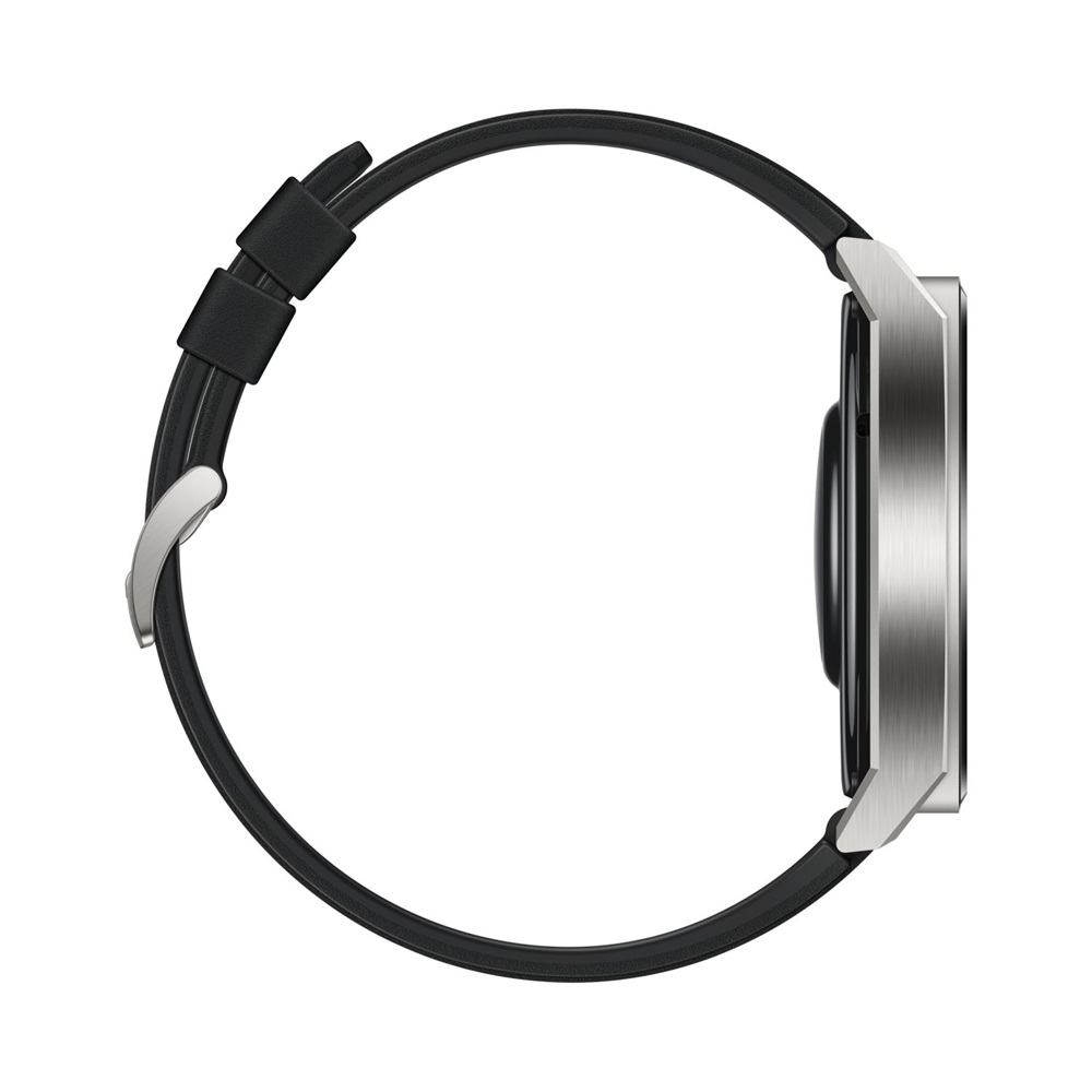 Huawei Watch GT 3 Pro (46mm) fekete szilikon pántos ezüst okosóra (Újracsomagolt)