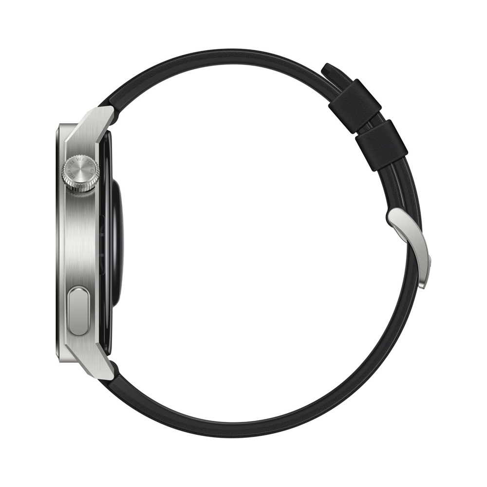 Huawei Watch GT 3 Pro (46mm) fekete szilikon pántos ezüst okosóra (Újracsomagolt)