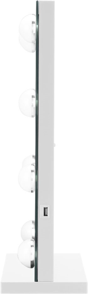 Humanas HS HM02 LED világítással fehér sminktükör