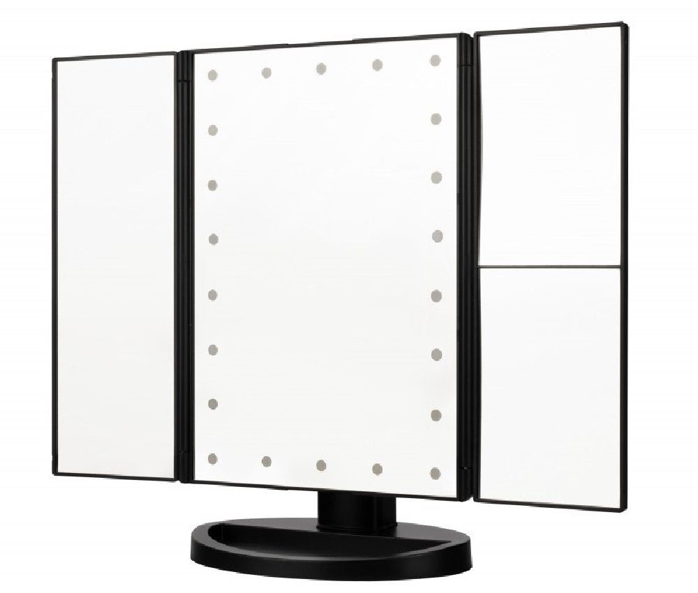 Humanas HS ML04 fekete LED világítással sminktükör