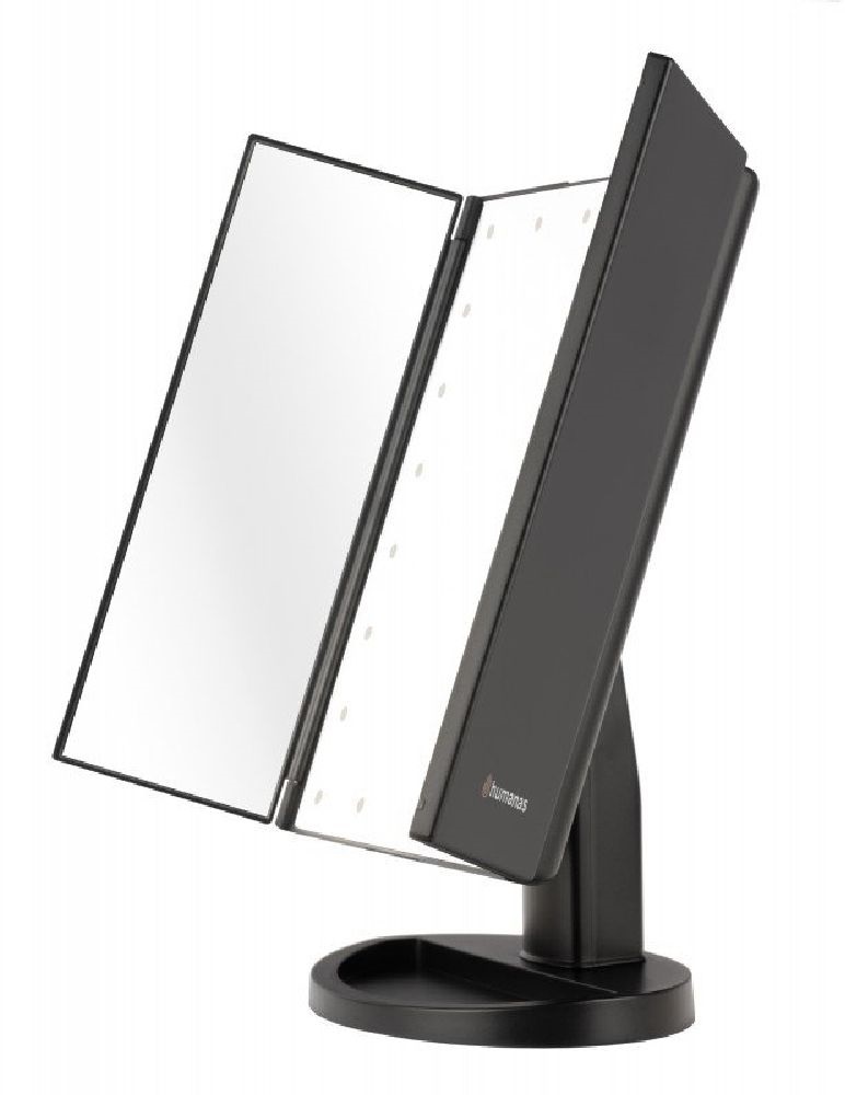 Humanas HS ML04 fekete LED világítással sminktükör