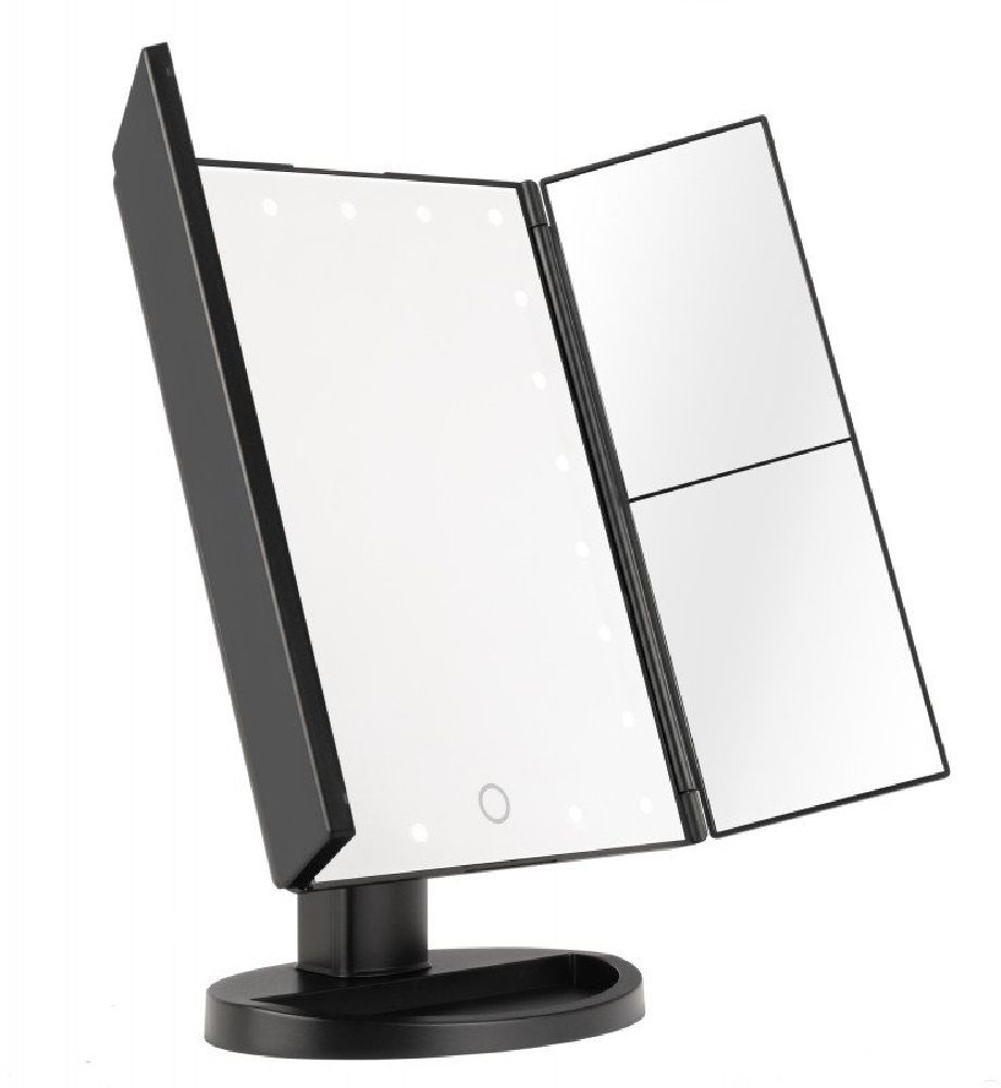 Humanas HS ML04 fekete LED világítással sminktükör